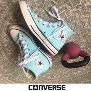 Converse Mint Green High Tops
